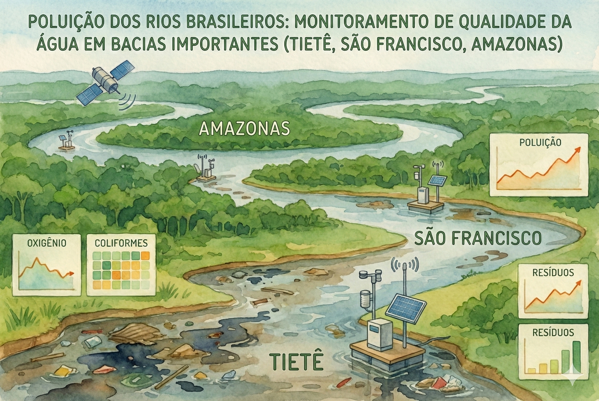 Poluição dos Rios Brasileiros