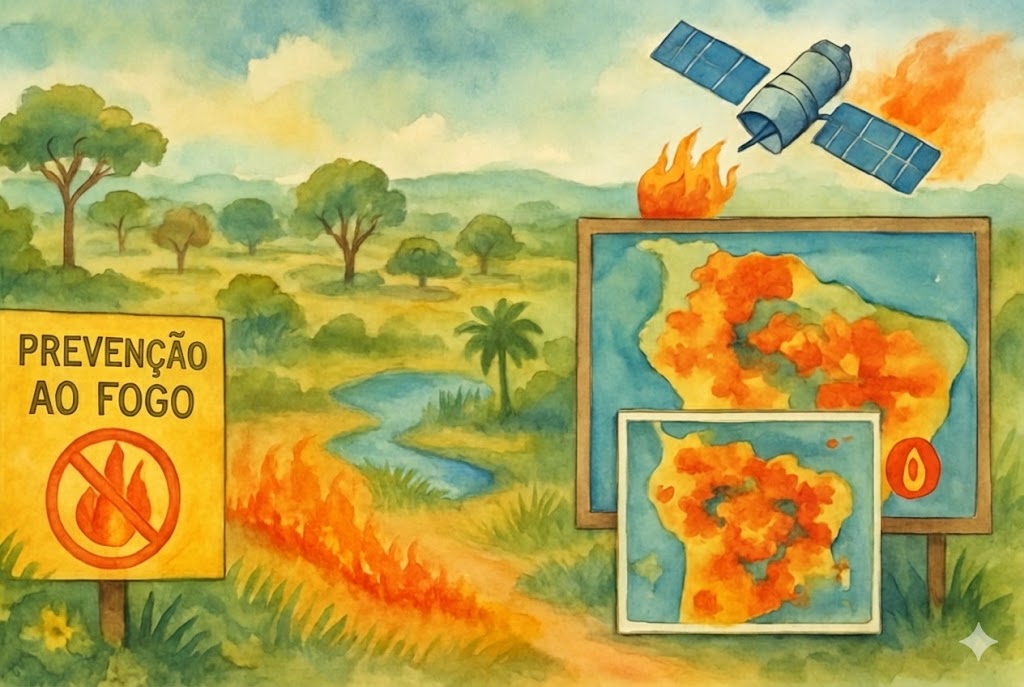 Queimadas no Pantanal e Cerrado