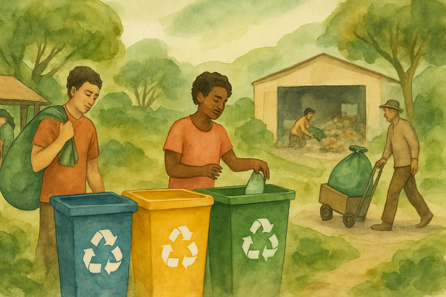 Gestão de Resíduos Sólidos e Reciclagem